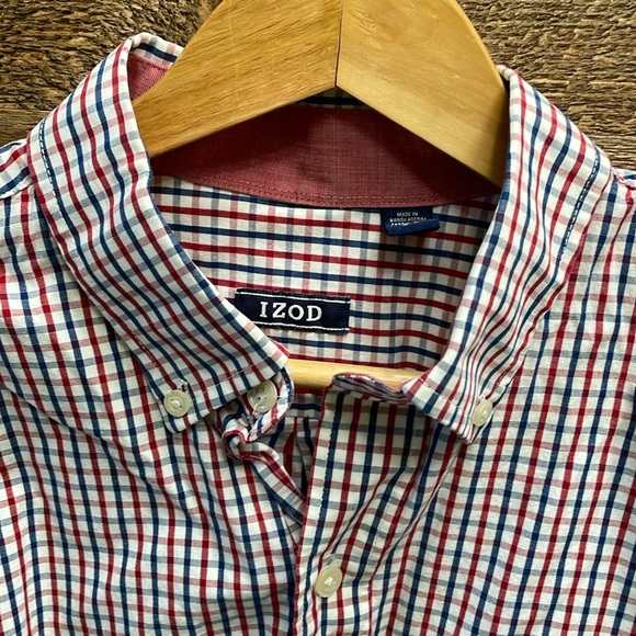 Izod Men’s Long Sleeve Button Down Shirts (Bundle of 3) Large - Picture 5 of 17